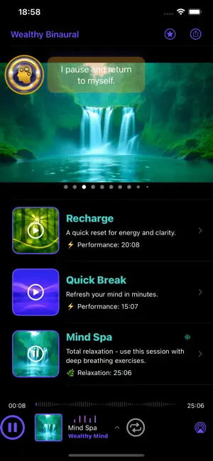 Wealthy Binaural screenshot 1