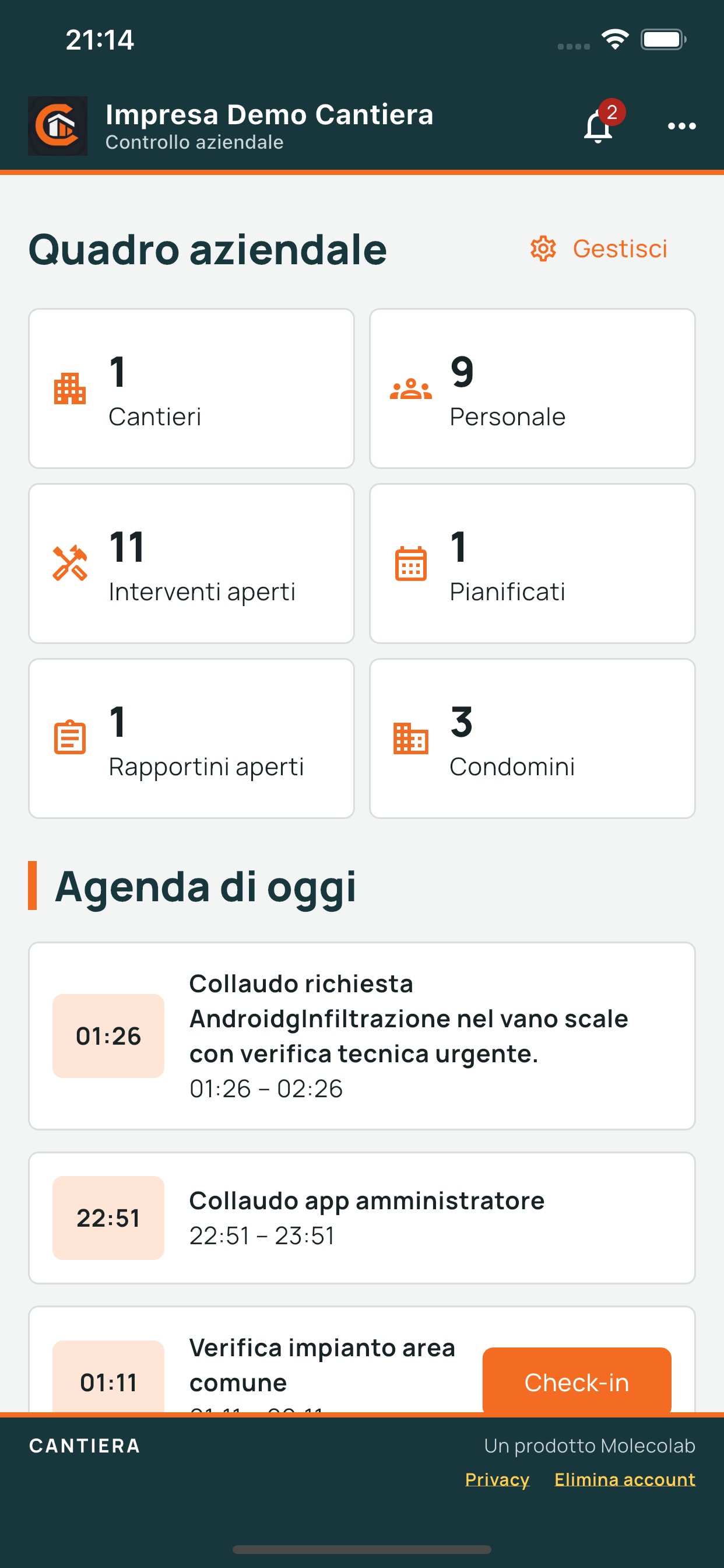 Screenshot 2 of Cantiera