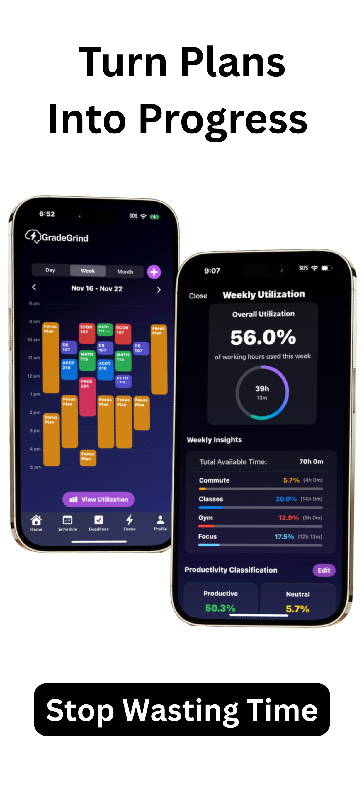 GradeGrind: Student Focus