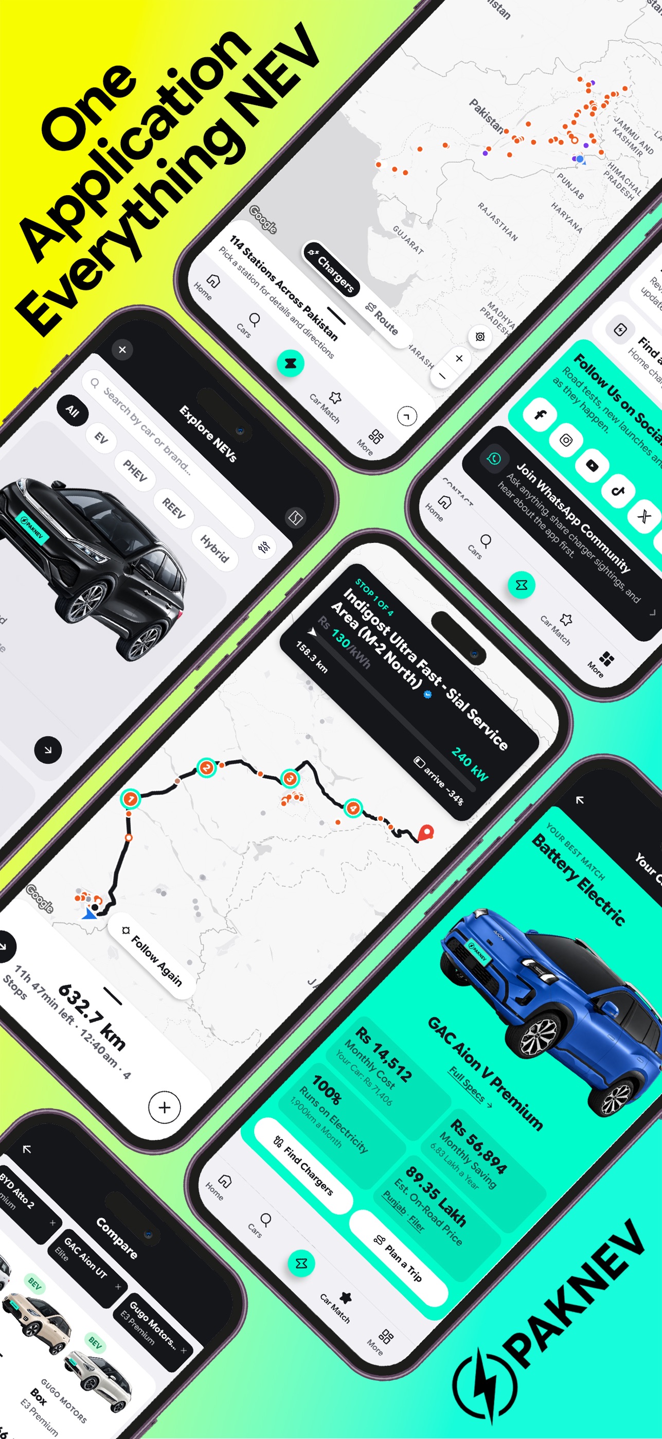 Screenshot 2 of PakNEV: EVs, Chargers, Routes