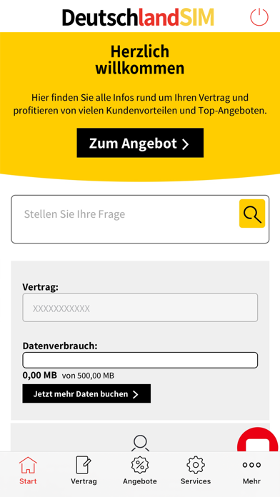 Screenshot #1 pour DeutschlandSIM Servicewelt