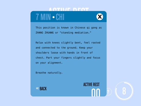 7 Minute Chi - Meditate & Move iPad screenshot 7 - Health & Fitness app