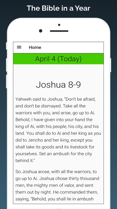 The Bible in a Year 365 Days Screenshot