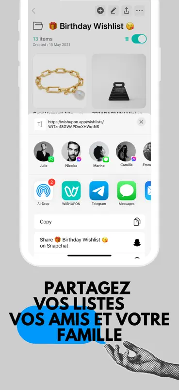 WISHUPON - Liste de mes envies screenshot 5 of 10