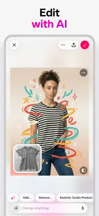 Bazaart AI Photo Editor Designのスクリーンショット（3/10）