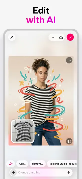 Bazaart AI Photo Editor Design: Screenshot 3 von 10