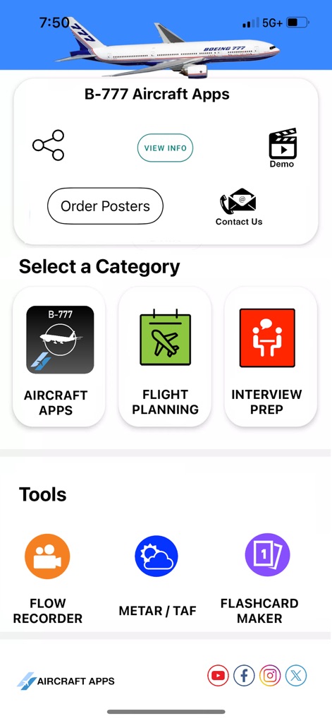 B-777 Aircraft Apps - Education App | MWM