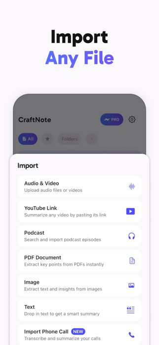 CraftNote: Smart AI Note Taker Screenshot 4 of 10