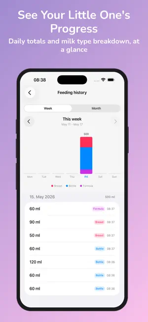 Tinyfeed: Baby Feeding Log screenshot 3