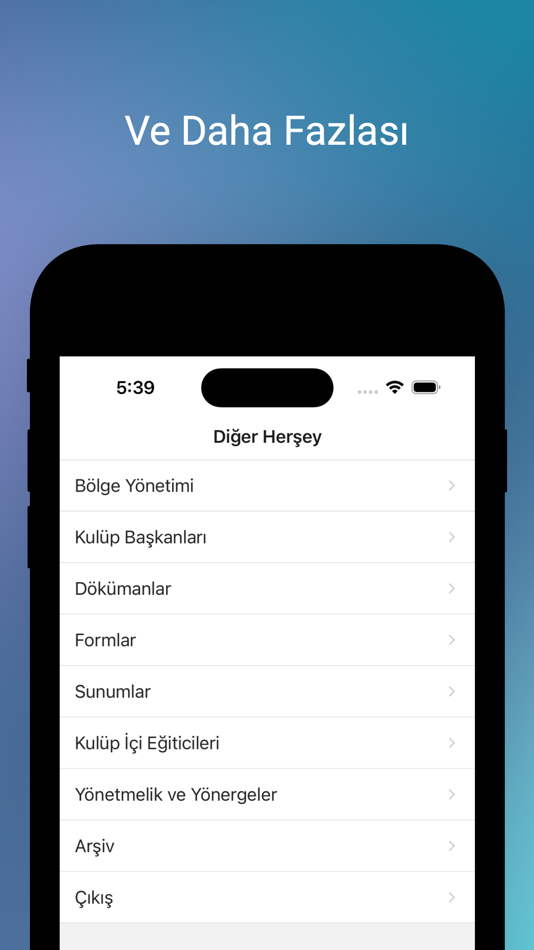 #5. Rotary Portalı (iOS) Podle: BRANDWOLF ILETISIM