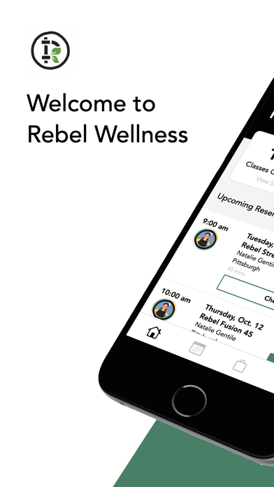Rebel Wellness iPhone screenshot 1 - Health & Fitness app