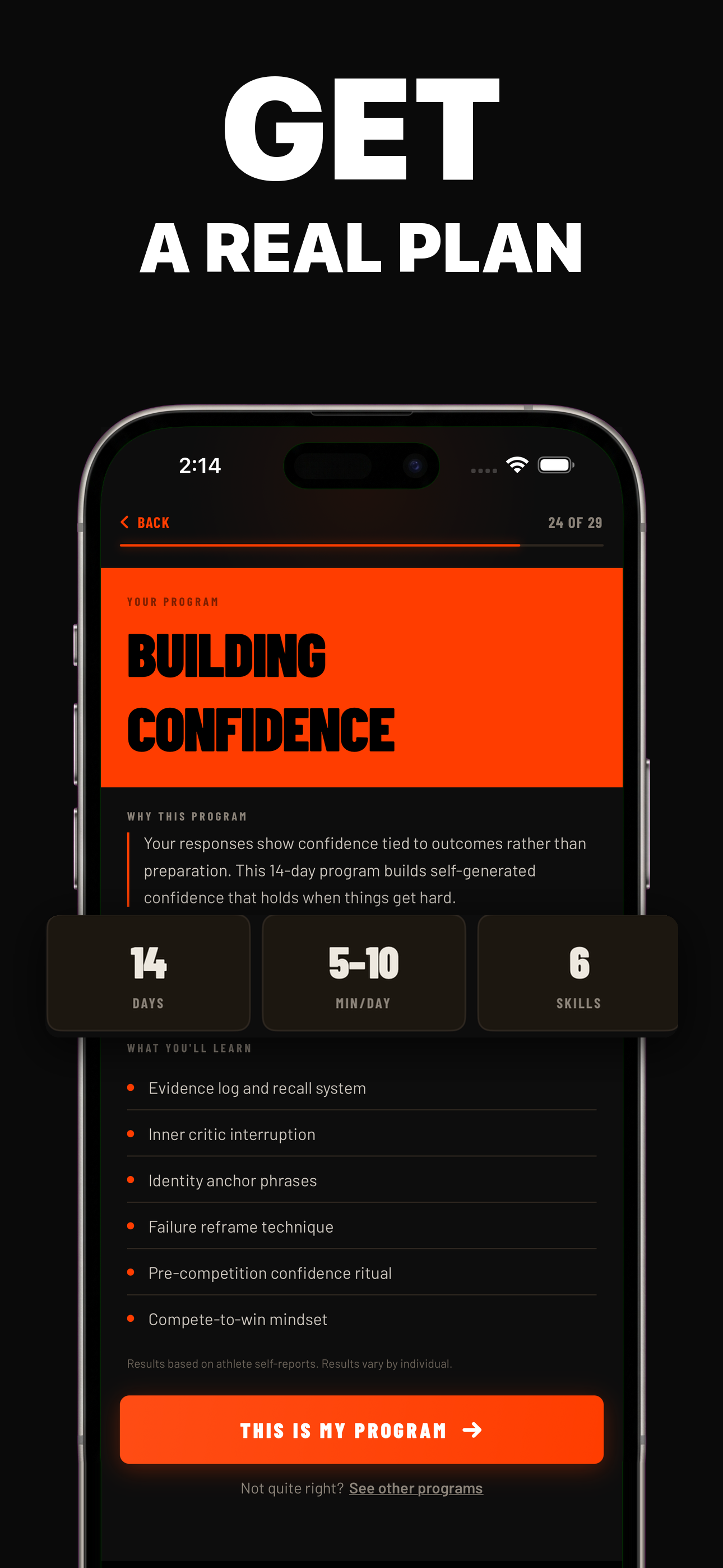 Clutch Mental Training screenshot 2