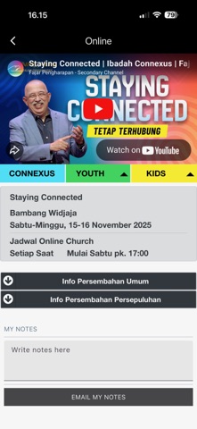 GKPB Fajar Pengharapan iPhone screenshot
