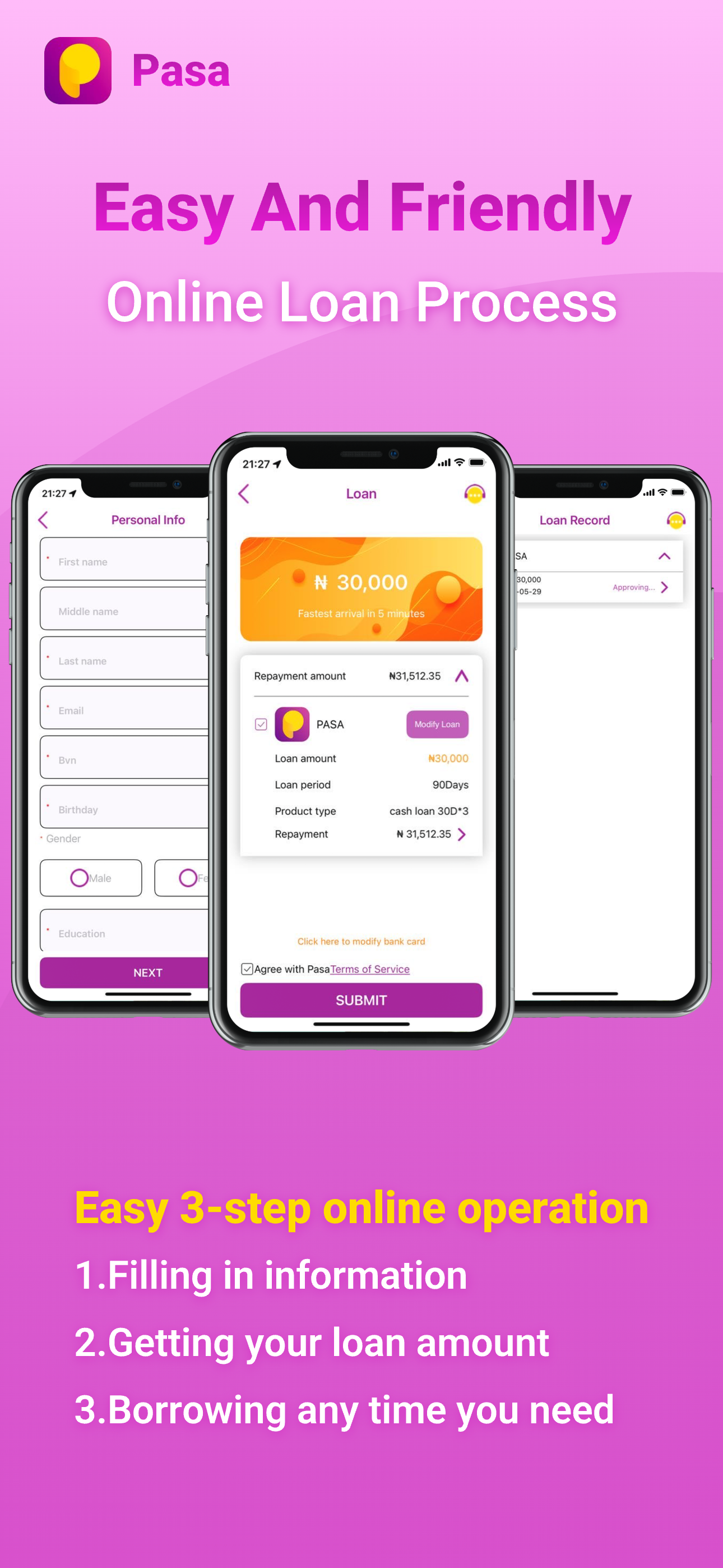 Pasa: Loan App In Nigeria screenshot 2
