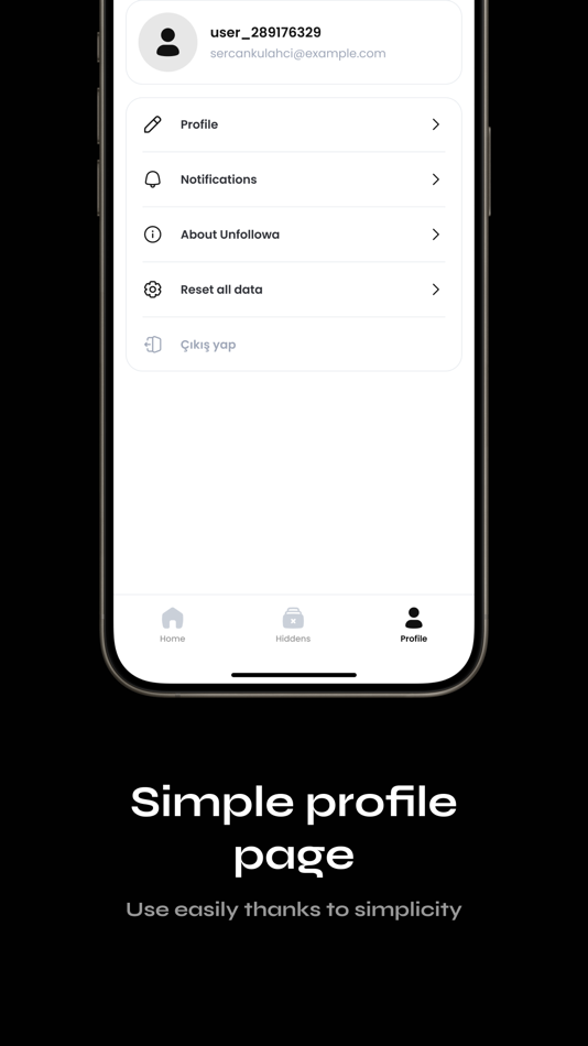 #6. Unfollowa (iOS) Podle: Bartu OZEL