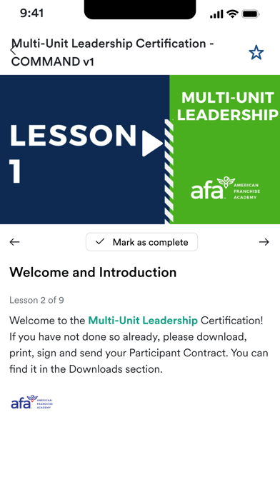 Screenshot 3 of American Franchise Academy App