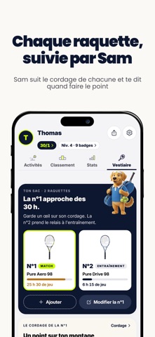 Sam Tennis: Classement & Stats iPhone screenshot 9