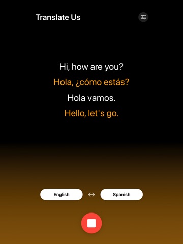 Translate Us - AI Translator iPad screenshot