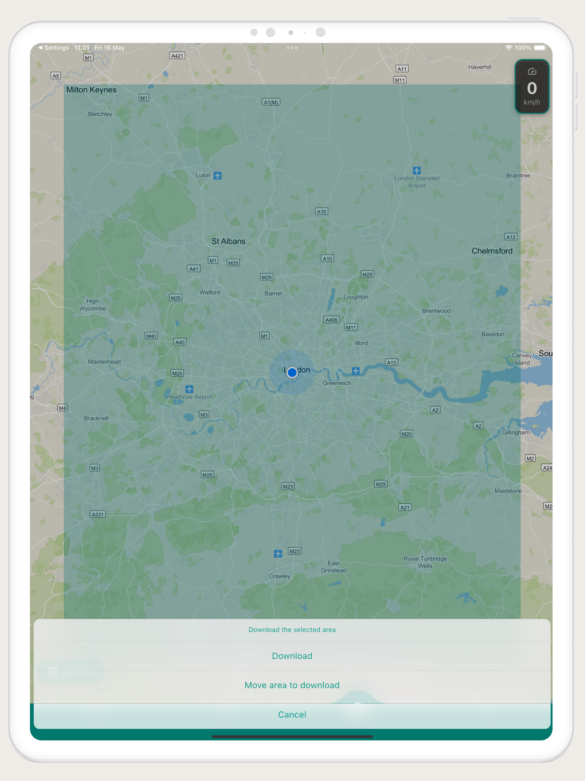 World map offline