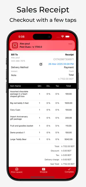 Nexchar POS screenshot 3