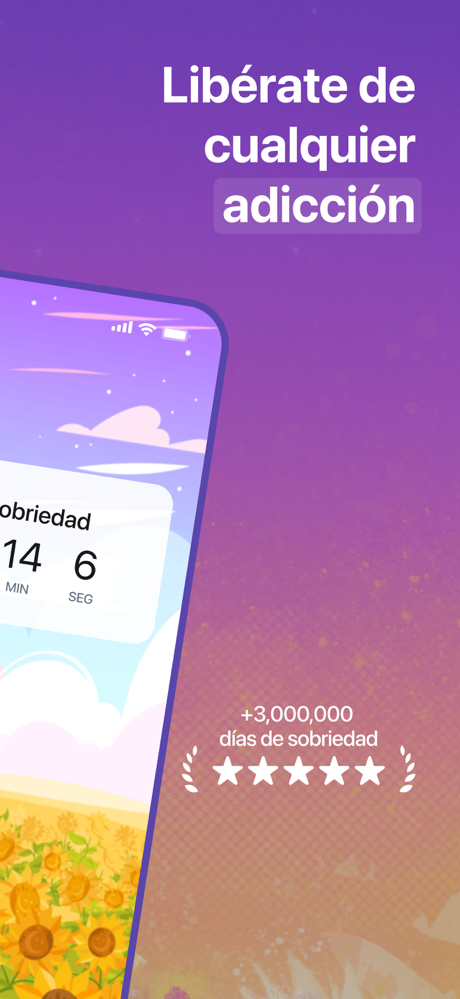 Sunflower: Mantente Sobrio/a screenshot 2