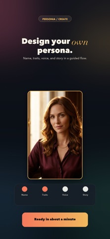 Personia: AI Character Chat iPhone screenshot