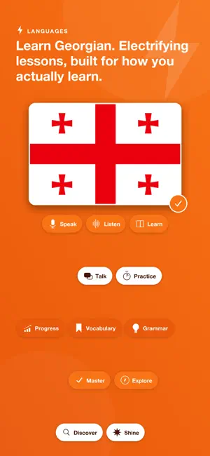 Learn Georgian - LingoBoost screenshot 1