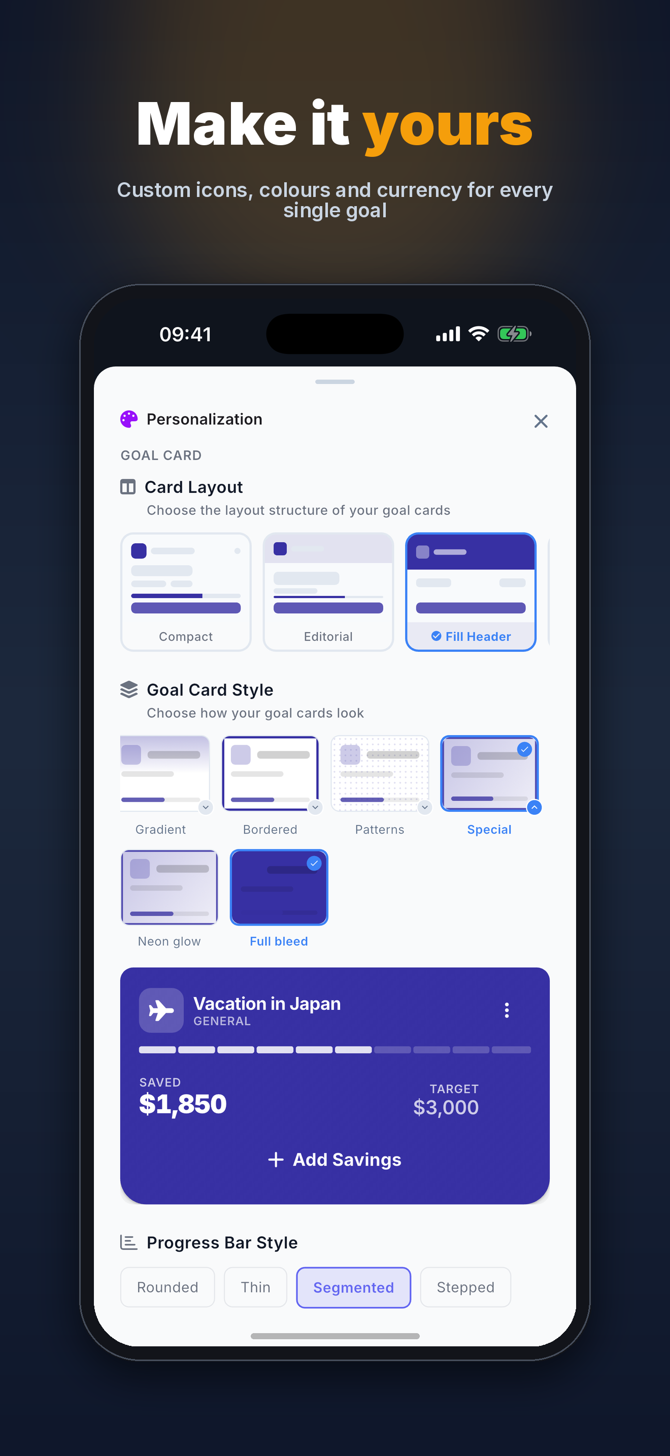 Savimana: Savings Goals screenshot 8