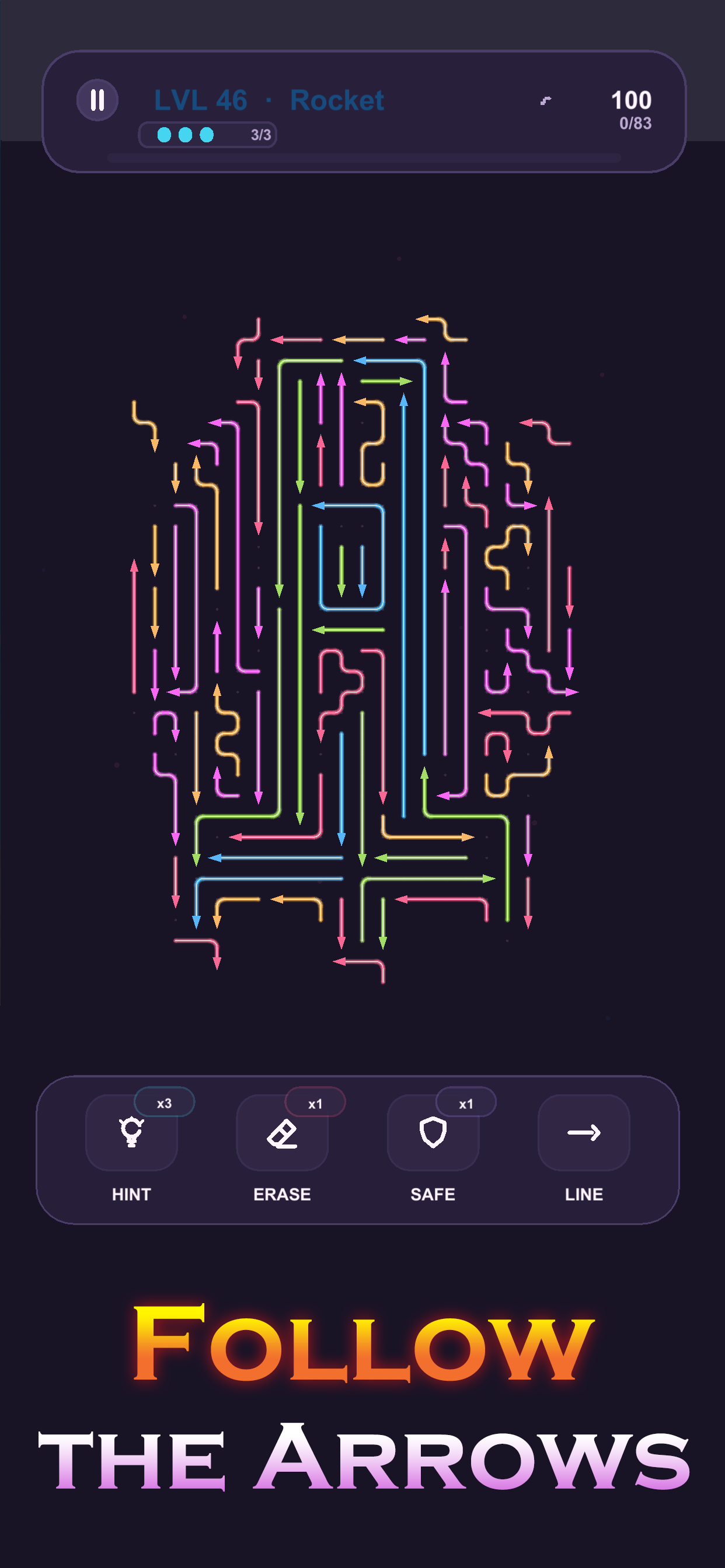 FlowRoute: Logic Draw Puzzle screenshot 3