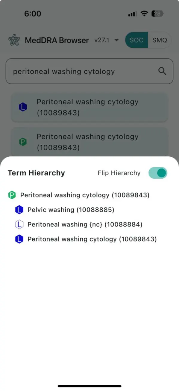 #2. MedDRA Browser (iOS) โดย: Clinpex LLC