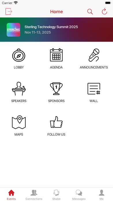 Sterling Events iPhone screenshot 3 - Business app