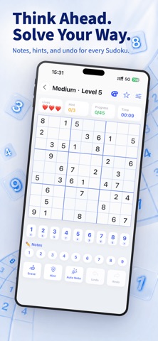 Sudoku - No Ads Killer Puzzle iPhone screenshot