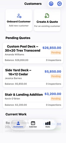 QuotePro: The Contractors App iPhone screenshot
