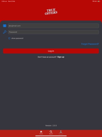 True Offers iPad screenshot