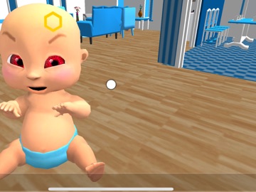 Scary baby: Haunted House Game iPad screenshot