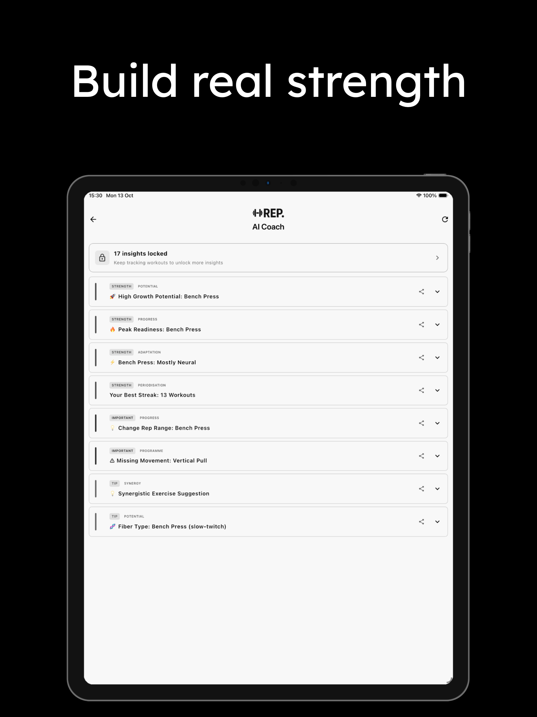 REP. - Smart Strength Tracker screenshot 13