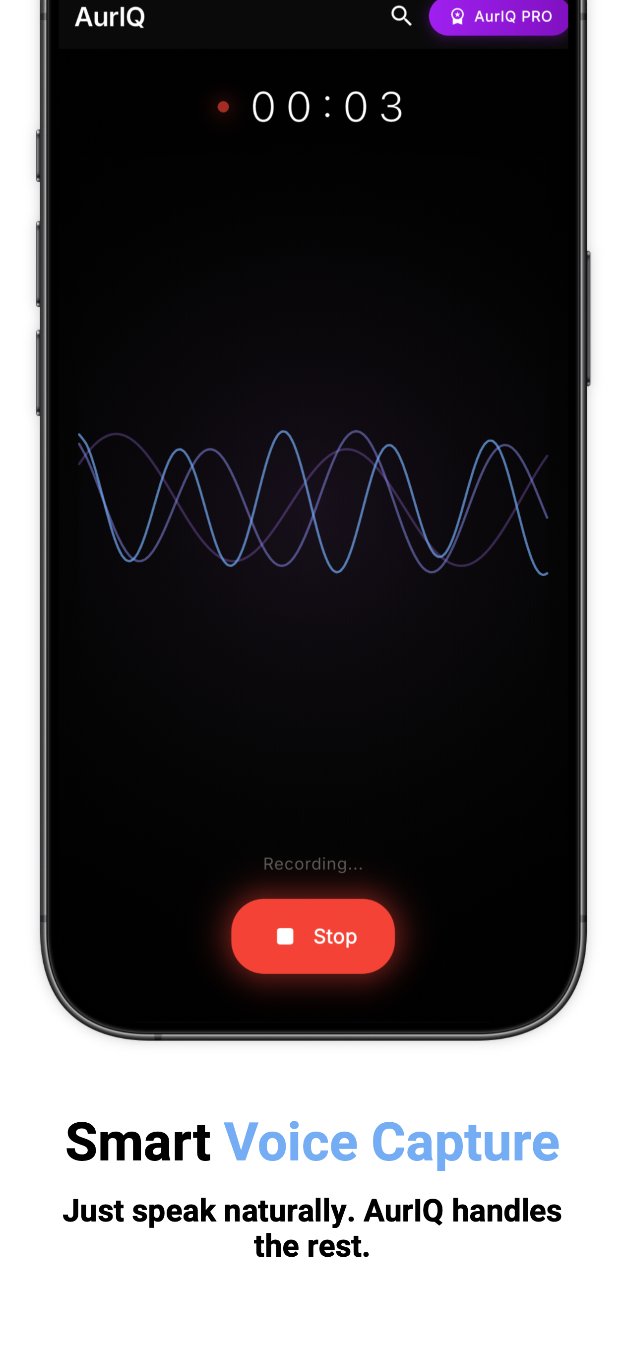 AurIQ — AI Voice Task Manager screenshot 3
