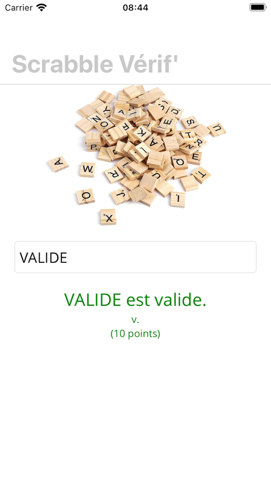 #2. Scrabble Vérif' (iOS) 由: Nicolas GAILLET