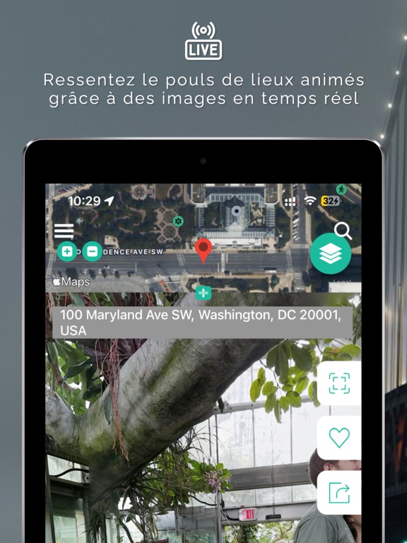 Screenshot #5 pour MAPAS: Cartes 3D GPS et Vue en