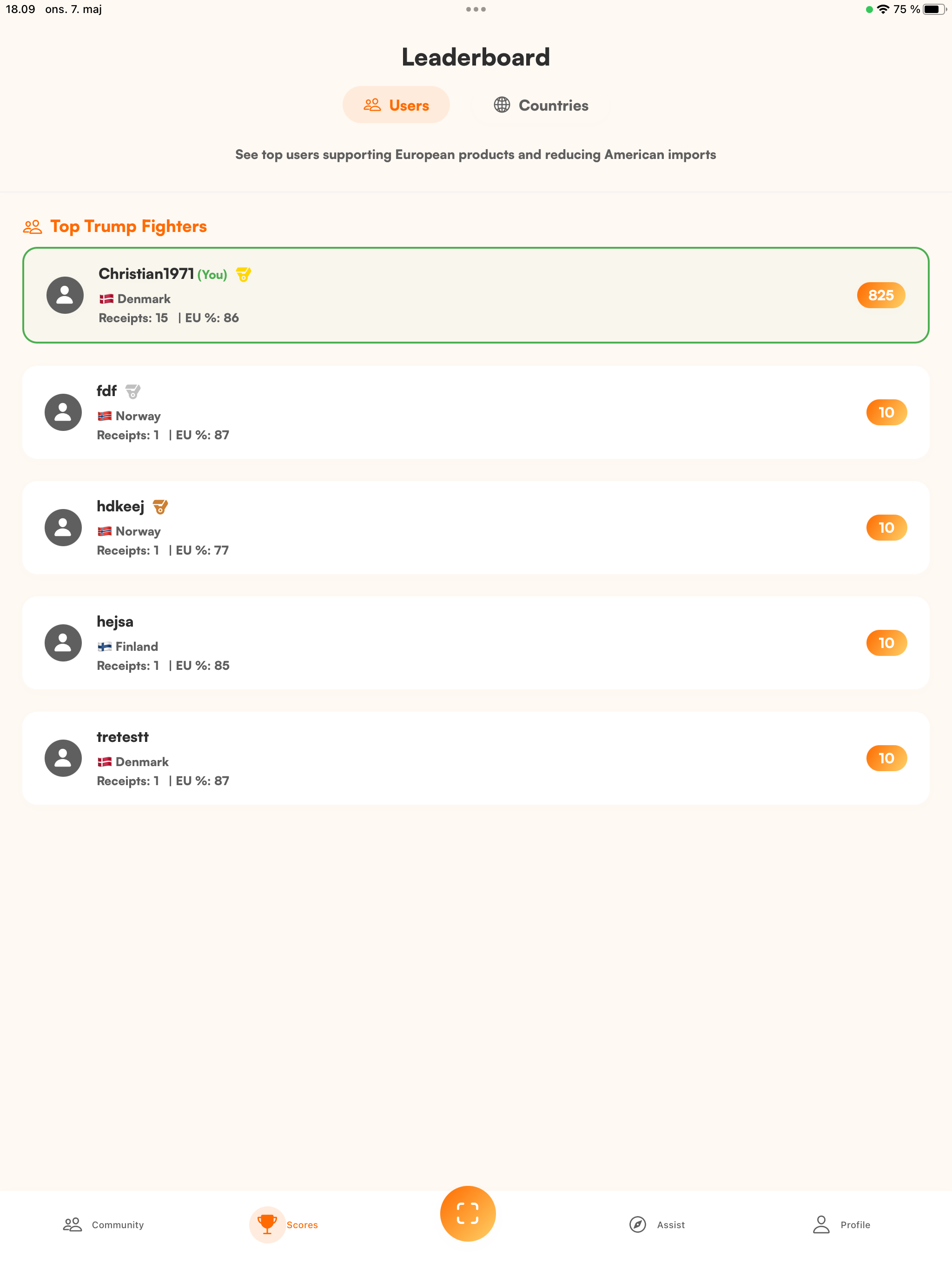 OrangeManRadar