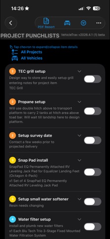 VehicleTrax screenshot