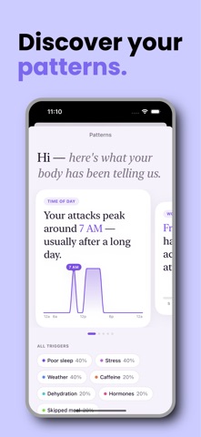 Headwise - Migraine Tracker Screenshot 2 of 4