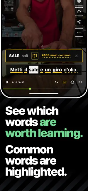 Reelang: Learn Italian screenshot 2