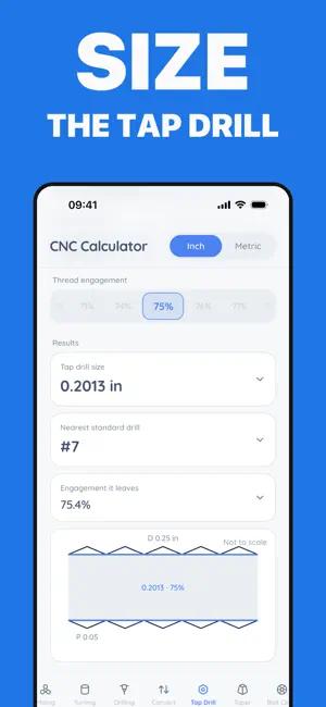 CNC Calculator: Speeds Feeds screenshot 2