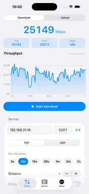 iperf3 - Network Tools screenshot 4