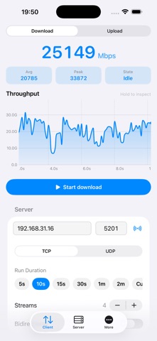 iperf3 - Network Tools 스크린샷 4