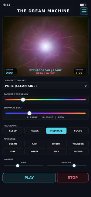 Dream Machine Binaural Beats screenshot 3