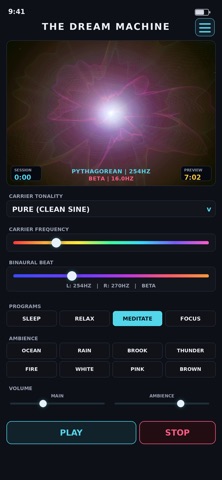 Dream Machine Binaural Beats Screenshot 3 of 5