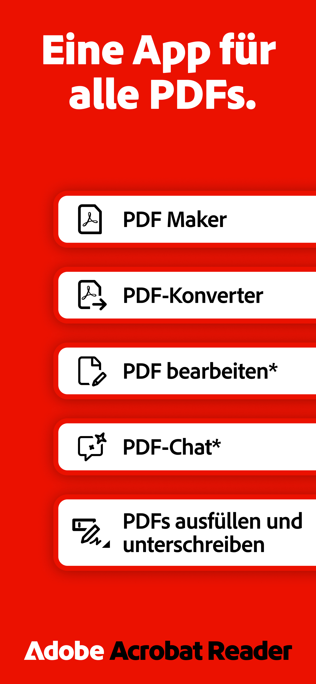 Adobe Acrobat Reader für PDF