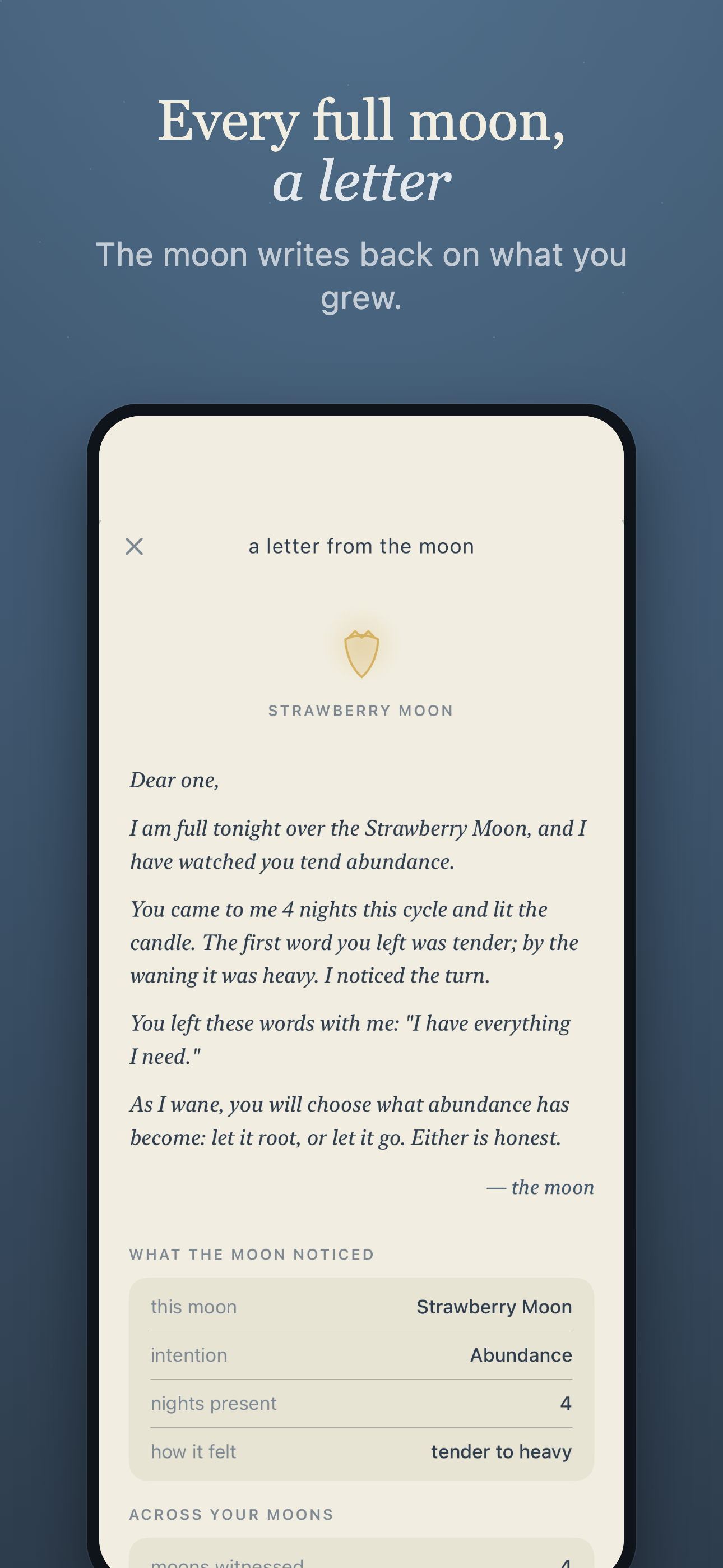 Moon Ritual: Daily Intention screenshot 8